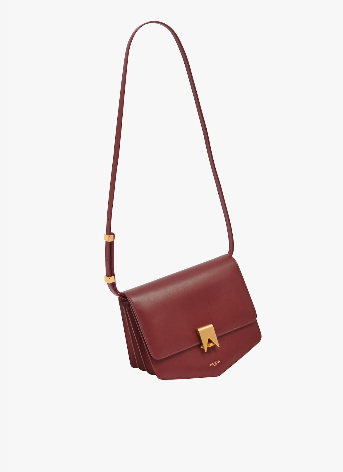 Le Papa bag in calfskin ALAÏA RED LE PAPA BAG IN CALFSKIN